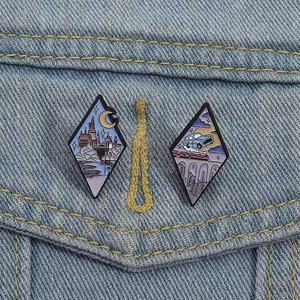 Fantasy Adventure Magic Movie Flower Theme Alfileres <span class=keywords><strong>de</strong></span> esmalte <span class=keywords><strong>de</strong></span> aleación <span class=keywords><strong>de</strong></span> zinc con niquelado negro para pedidos a granel <span class=keywords><strong>de</strong></span> aniversario <span class=keywords><strong>de</strong></span> Año Nuevo - Product Image 3