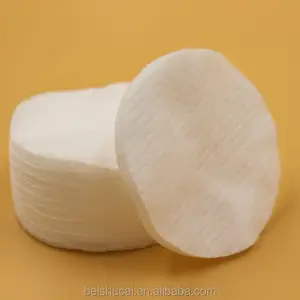 Tampon de coton rond jetable de 6.8cm Tampons de coton démaquillants pour le maquillage