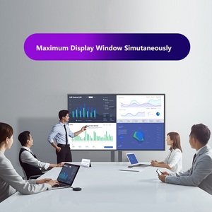 Sistema de presentación inalámbrico de doble pantalla 4K BYOM ultra HD 4K60Hz <span class=keywords><strong>Google</strong></span> <span class=keywords><strong>Chromecast</strong></span> Airplay Miracast Switcher para reuniones - Product Image 2