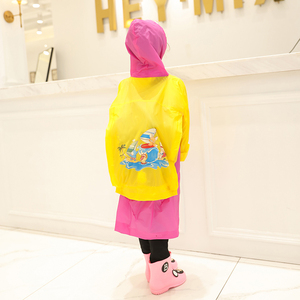 Con cappuccio Del Fumetto Divertente Del <span class=keywords><strong>Bambino</strong></span> Dei Capretti Dei Bambini Da Pioggia <span class=keywords><strong>Poncho</strong></span>/Impermeabile/Outwear con il sacchetto cappotto di pioggia per i bambini - Product Image 4