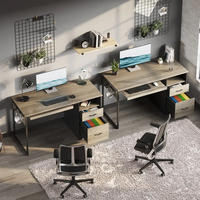 Escritorio de Computadora Moderno de Madera para Oficina y Dormitorio