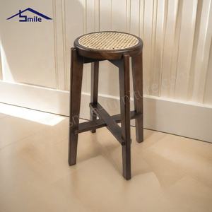 Taburetes de Bar de madera de diseño moderno Silla alta de madera para comedor y <span class=keywords><strong>estudio</strong></span> fotográfico Muebles para el hogar versátiles - Product Image 6