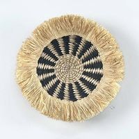 Accueil Decor Boho Arc Ciel Directe Tissage Naturel Asie De Piece Rustique