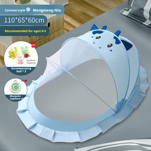 Mosquitera portátil plegable <span class=keywords><strong>de</strong></span> lana/seda 400TC para cuna <span class=keywords><strong>de</strong></span> bebé, diseño <span class=keywords><strong>de</strong></span> animales, personalizable, para verano 2026 - Product Image 5