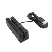 Lecteur de carte SD USB MSR100 externe à compatibilité universelle pour utilisation sur les terminaux de point de vente (TPV) Windows et Mac (ordinateur de bureau et portable) – Sans logiciel ni alimentation