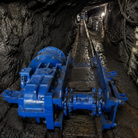 Convoyeur à grattoirs électrique haute efficacité, moteur puissant de 22 kW, marque Zhongmei, modèle SGB420/22, capacité de 60 t/h, utilisation en mine, durée de vie de 1,5 an