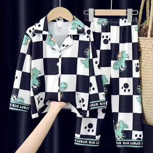 Pyjamas pour enfants en gros du fabricant 2025, ensemble de pyjama de marche pour garçons, doux pour garçons - Product Image 3