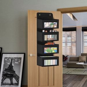 4 Large Pockets Breathable Non-woven Fabric Door Hanging Organizer Over the Door Storage Organizer - Product Image 1