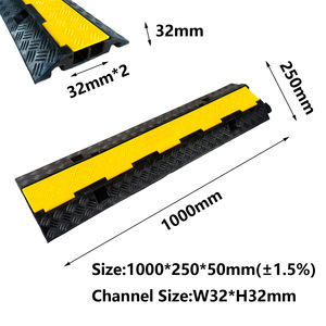 New ngoài trời tổ chức sự kiện Protector 2-kênh PVC cáp đoạn đường nối tầng Bìa 2/3/5 tốc độ va chạm cho đường ứng dụng cao su Cáp ngắt - Product Image 3