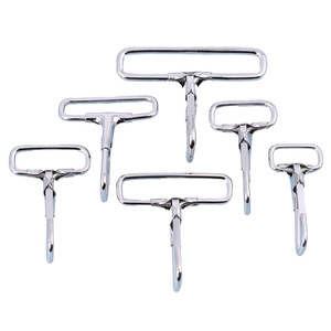 Metal Slip <b>Hook</b> Manganese Sheet Solid Color Urban Minimalism Bag Accessories Fasteners Spring 2024 - Product Image 2