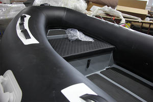 RIB 4.2m hypalon orca coque en aluminium profonde v <span class=keywords><strong>semi</strong></span>-<span class=keywords><strong>rigide</strong></span> gonflable <span class=keywords><strong>bateau</strong></span> à côtes de luxe - Product Image 4