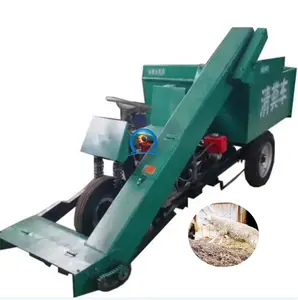 hot sale animal husbandry machinery manure removal truck diesel hydraulic drive scraper chain manure cleaning truck