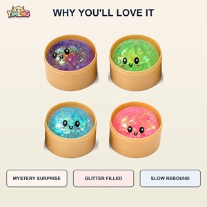 Juguetes Antiestrés de Rebote Lento Personalizados 2026, Nuevos Baozi de TPR de <span class=keywords><strong>5</strong></span>.5cm, Tipo Dumpling Squishy, 24 Piezas en Caja de Colores Aleatorios - Product Image 2