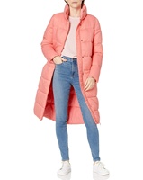 Damen Slim Long Winter Puffer Jacke Warmer, mit Baumwolle gepolsterter Mantel mit Kapuze Winterkleid ung Plus Size Stickerei Dekoration