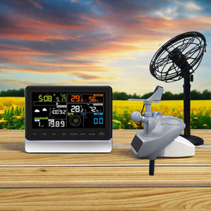 AW006 Wi-Fi приложение Метеостанция красочный внутренний/наружный ЖК-Регистратор температуры гигрометр домашнего использования - Product Image 6