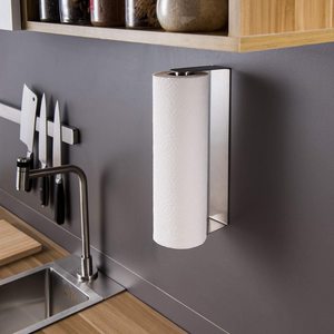 キャビネットの下のステンレス鋼の防錆ペーパータオルホルダー-頑丈なペーパータオルラック穴あけなし - Product Image 4