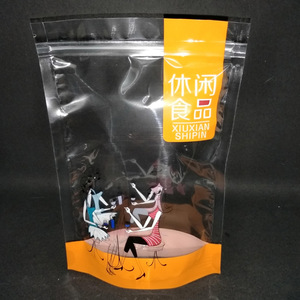 Tùy chỉnh bán trong suốt ba mặt niêm phong đứng lên túi nhà máy bán hàng trực tiếp cho siêu thị triển lãm bao bì thực phẩm - Product Image 6