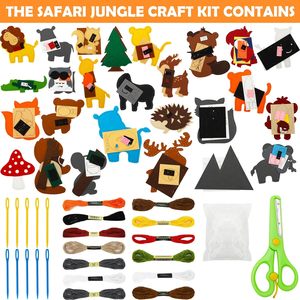 Kit da cucire in feltro per animali artigianali di alta qualità - Product Image 2