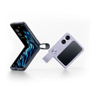 Étui pour téléphone <span class=keywords><strong>Oppo</strong></span> Find N2 Flip, vente chaude, design double <span class=keywords><strong>coque</strong></span>, original <span class=keywords><strong>Oppo</strong></span>, type sangle de main, cuir végétalien - Product Image 3