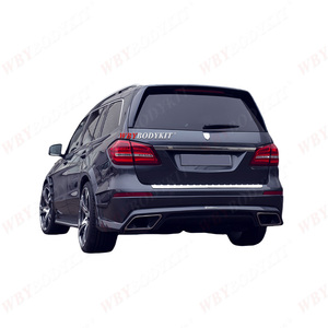 16-19 y para <span class=keywords><strong>mercedes</strong></span>-<span class=keywords><strong>benz</strong></span> <span class=keywords><strong>GLS</strong></span> 350 400 450 550 Lorins Kits de carrocería Parachoques trasero delantero Spoiler Wing Fenders Hoods Car Bumpers Grille - Product Image 4