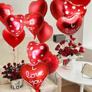 Bouquet de ballons en aluminium jetables écologiques en forme de cœur avec numéros pour mariage, remise de diplôme, Saint-Valentin, fête - Product Image 2