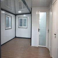 Maison de vacances modulaire de luxe à double aile, isolation acoustique commerciale, conteneur préfabriqué extensible