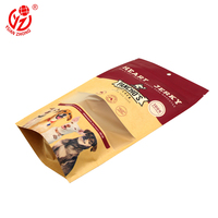 Pochette à fermeture éclair personnalisée écologique de qualité alimentaire Emballage en papier kraft héliogravure à fenêtre pour gâteaux Gomme à mâcher pour aliments pour bébés Aliments pour animaux de compagnie