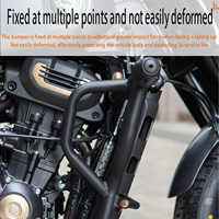 Nouvelle barre de protection et protection moteur en acier au carbone Zongshen Cyclone RA600 pour moto, pare-chocs anti-chute pour la route, le tout-terrain et le dual sport