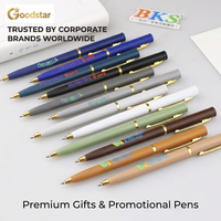 Stylo bille Goodstar flexible, MOQ faible, best-seller, design classique, prise en main confortable, qualité fiable, usage polyvalent, encre bleue 0,7 mm