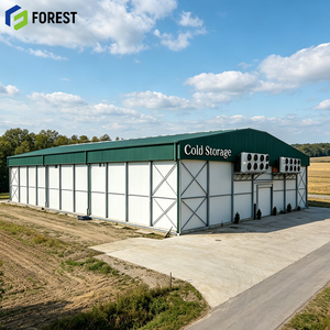 Refrigerated Warehouse Building Professional Grade Agricultural <b>Plant</b> Pu Sandwich Panel Fast Installation - Product Image 1