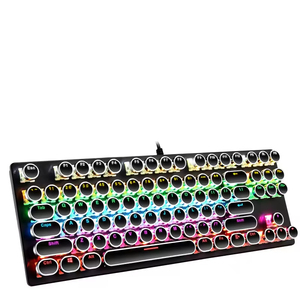 Teclado Mecánico Retro Punk de 87 Teclas, Nuevo, con Cable USB para Juegos de PC, Gran Venta - Product Image 2
