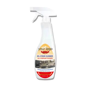 Detergente líquido para cozinha, spray de óleo de limpeza forte para remoção de manchas, 500ml