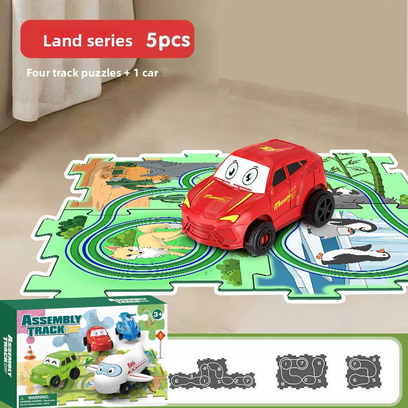 [4 pistes + 1 voiture] série terrestre