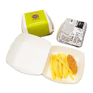Kingwin Wholesale High Quality Manufacturer Price Paper Food Containers For Hamburger