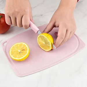 Wheat Straw Mini Kitchen Tool <b>Plastic</b> Household Chopping Board for Baby Supplementary Food Dormitory Cutting Board - Product Image 4
