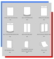 Sacs auto-adhésifs transparents en polypropylène OPP refermables à fermeture automatique poly-sac en plastique refermable pour documents de format lettre