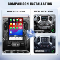 Radio para Auto con Pantalla Táctil de 17.2 Pulgadas, Android 13, para Chevrolet Silverado/GMC 2019-2023, Reproductor Multimedia, GPS, Navegación, Unidad Principal, TV