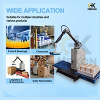 Paletizador Robótico de Alta Velocidad HEKON, Sistema Automático de Paletización, Robot para Paletizar Cajas, Bolsas, Alimentos y Bebidas