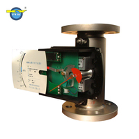 Débitmètre à section variable en métal intelligent HART 4-20mA RS485 avec affichage numérique LCD pour la mesure du débit de gaz, vapeur et eau