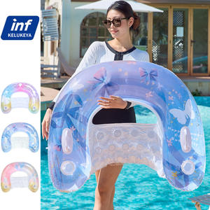 Silla Flotante Inflable en Forma de U con Diseño de Lazo para Uso en Piscinas, Material de PVC - Product Image 5