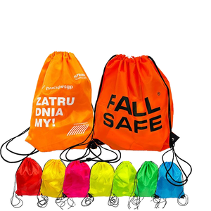 High Quality Custom Sublimation Printed Drawstring Mesh Sportpacks Low MOQ Promotional Gifts