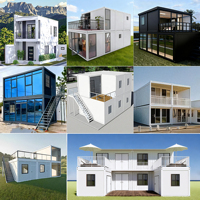 Maisons modulaires sécurisées et robustes en conteneurs, pour jardins, hôtels, complexes hôteliers, extensibles, fabriquées à partir de conteneurs
