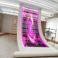 Usine P3.91 Led écran Transparent affichage 1000*1000mm couleur Led écran intérieur électronique publicité écran verre fenêtre