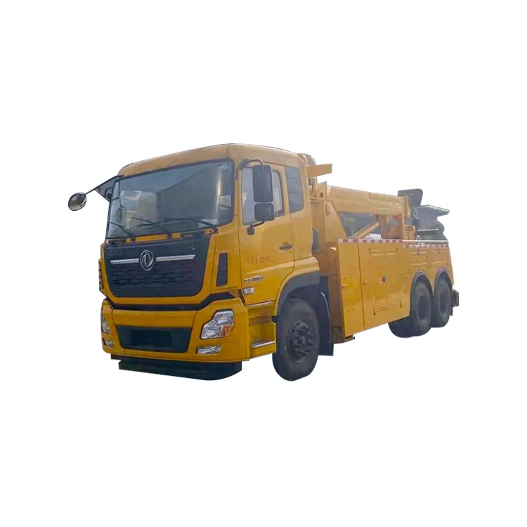 Cheap Dongfeng China 6x4 Tow Truck Wrecker Heavy Duty Road Cleaning Wrecker Truck For Sale