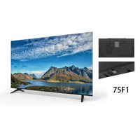 Téléviseur intelligent LED haute définition sans cadre de 75 pouces à 110 pouces, fréquence de rafraîchissement de 60 Hz, 4K, Android, WiFi sans fil, Smart TV