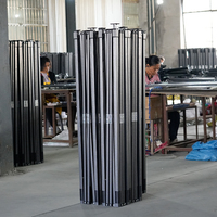 Auvent pliant 3x3m (10x10ft) en polyester imprimé sur mesure avec parois latérales, tente pop-up commerciale intérieure/extérieure
