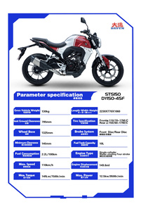 2023 Xe Máy Đường Phố STS DY150-45F Xe Máy Có Động Cơ Làm Mát Bằng Nước - Product Image 3