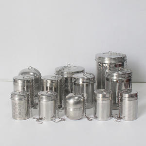 Infuseur à thé en acier inoxydable 304 de conception moderne, réutilisable, à mailles fines, filtre à épices, théière portable, filtration - Product Image 1