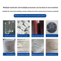 Marqueur laser UV de bureau 355 nm 3W/5W JPT à refroidissement par air, graveur avec contrôle EZCAD pour verre, cristal, PCB, plastique, compatible OEM DXF/AI/DWG/DST