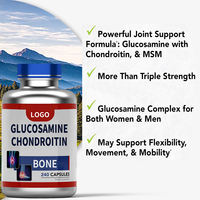 OEM/ODM glucosamine chondroïtine Msm glucosamine Hcl sulfate de glucosamine vitamine D3 et calcium